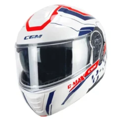 Casco Modulare Cgm 569g C-max City Blu Bianco Rosso