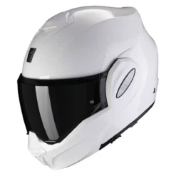 Casco Modulare Flip Back Scorpion Exo-tech Evo Solid White