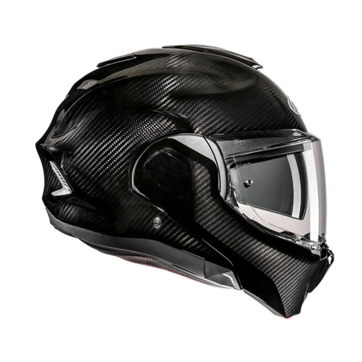 Casco Modulare Hjc F100 Carbon Black