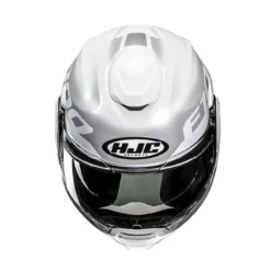 Casco Modulare Hjc F100 Hetal Mc10 Bianco Grigio