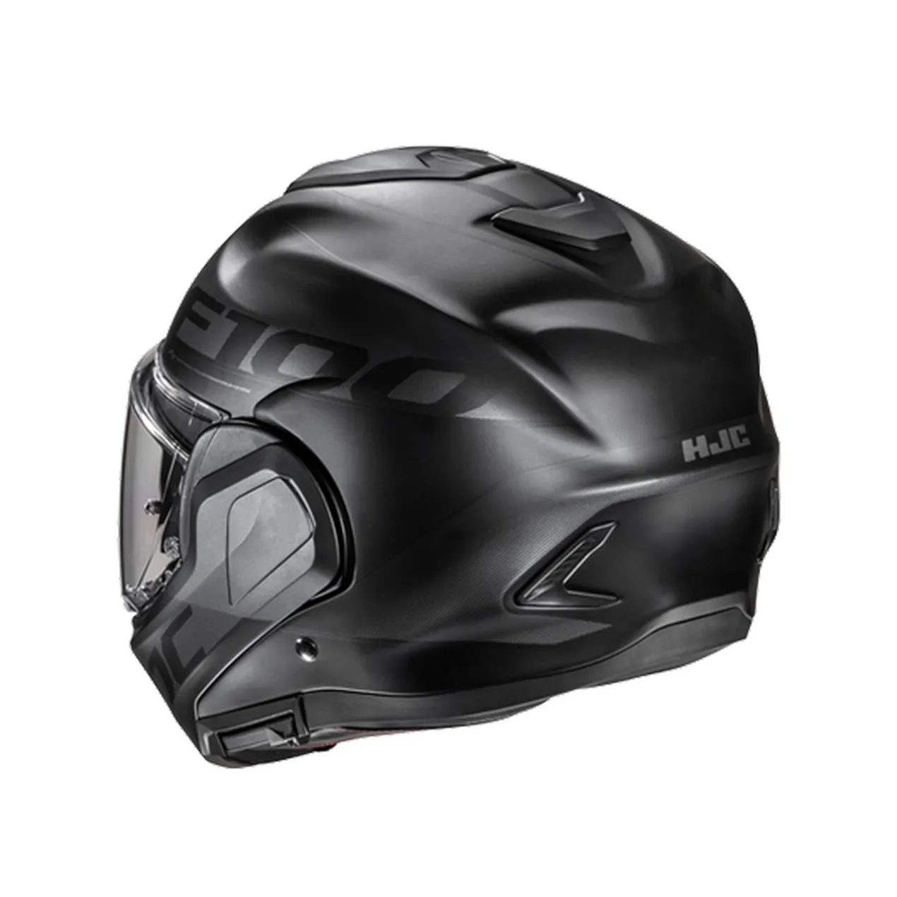 Casco Modulare Hjc F100 Hetal Mc5sf Nero Grigio