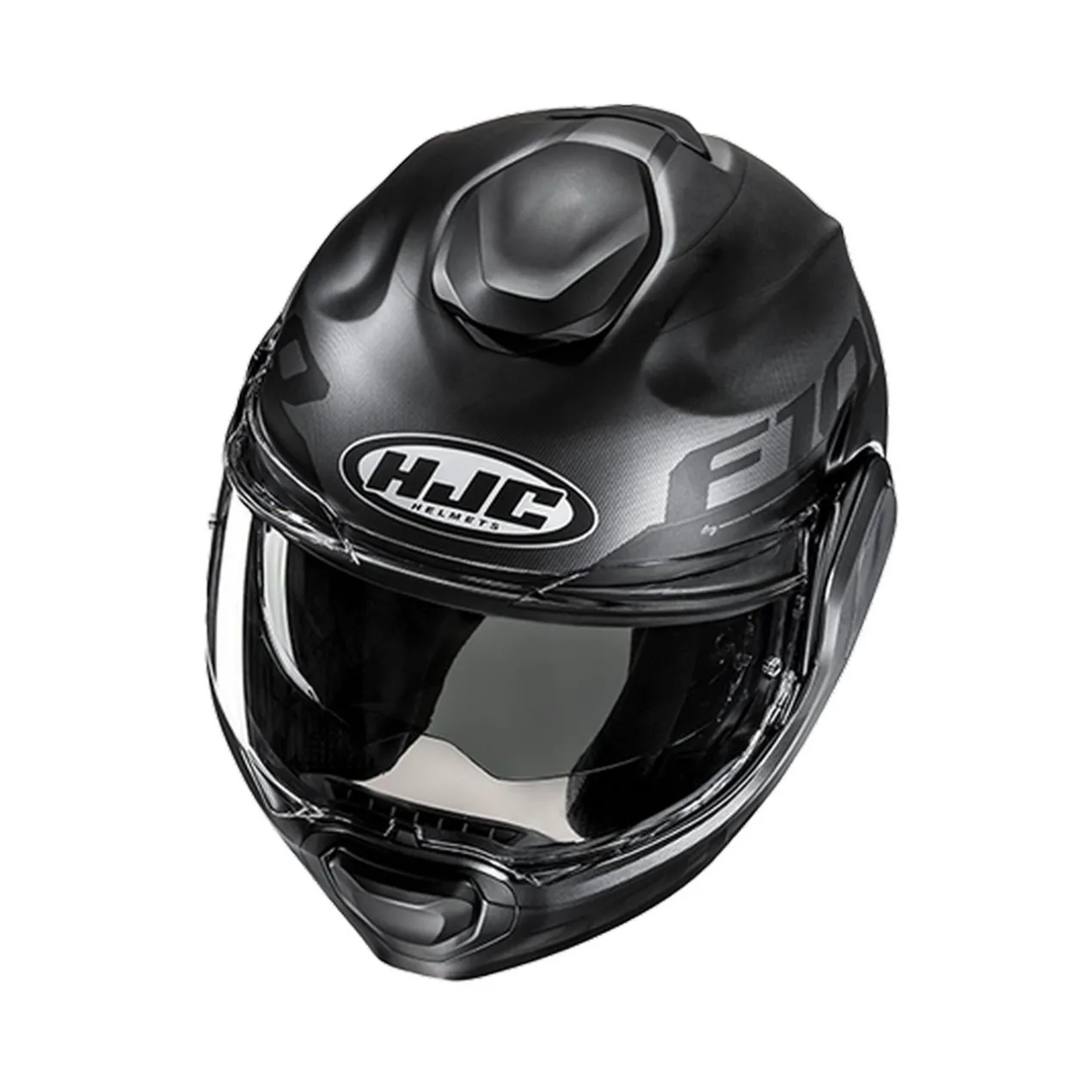 Casco Modulare Hjc F100 Hetal Mc5sf Nero Grigio