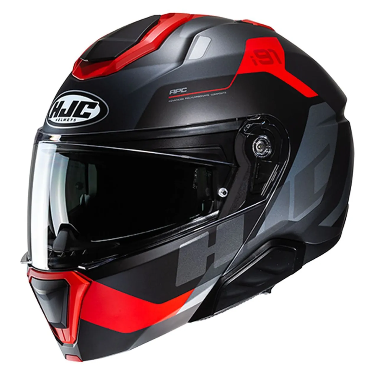 Casco Modulare Hjc I91 Carst Red