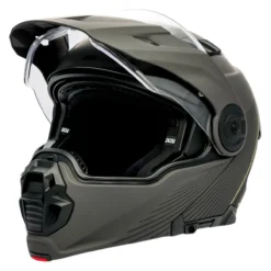Casco Modulare Ixs Venture 1.0 Grigio Scuro Opaco-nero