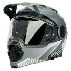 Casco Modulare Ixs Venture 1.0 Nero Opaco-grigio Scuro