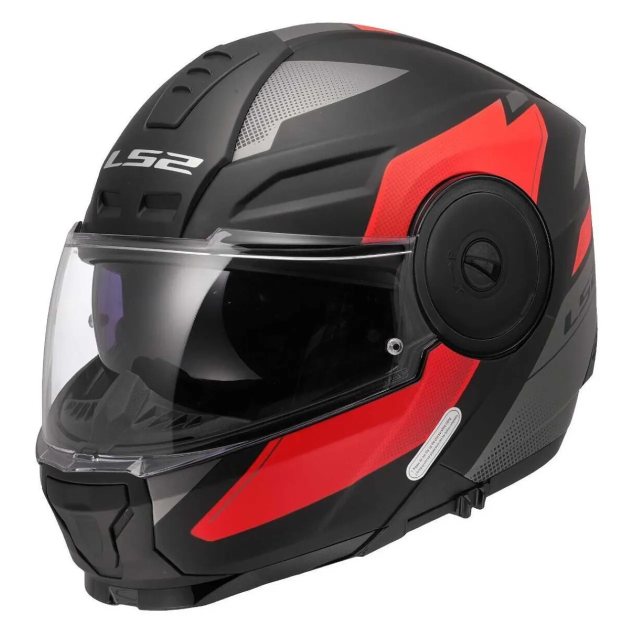 Casco Modulare Ls2 Ff902 Scope II Duria Black Red