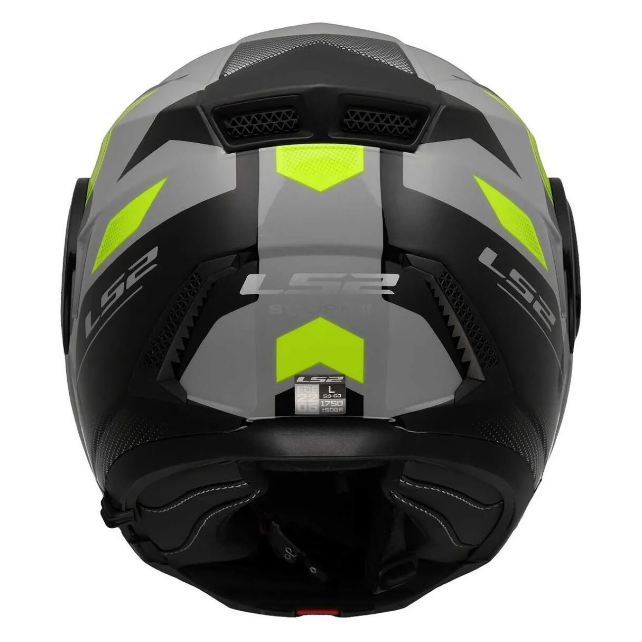 Casco Modulare Ls2 Ff902 Scope II Duria Grey H-v Yellow