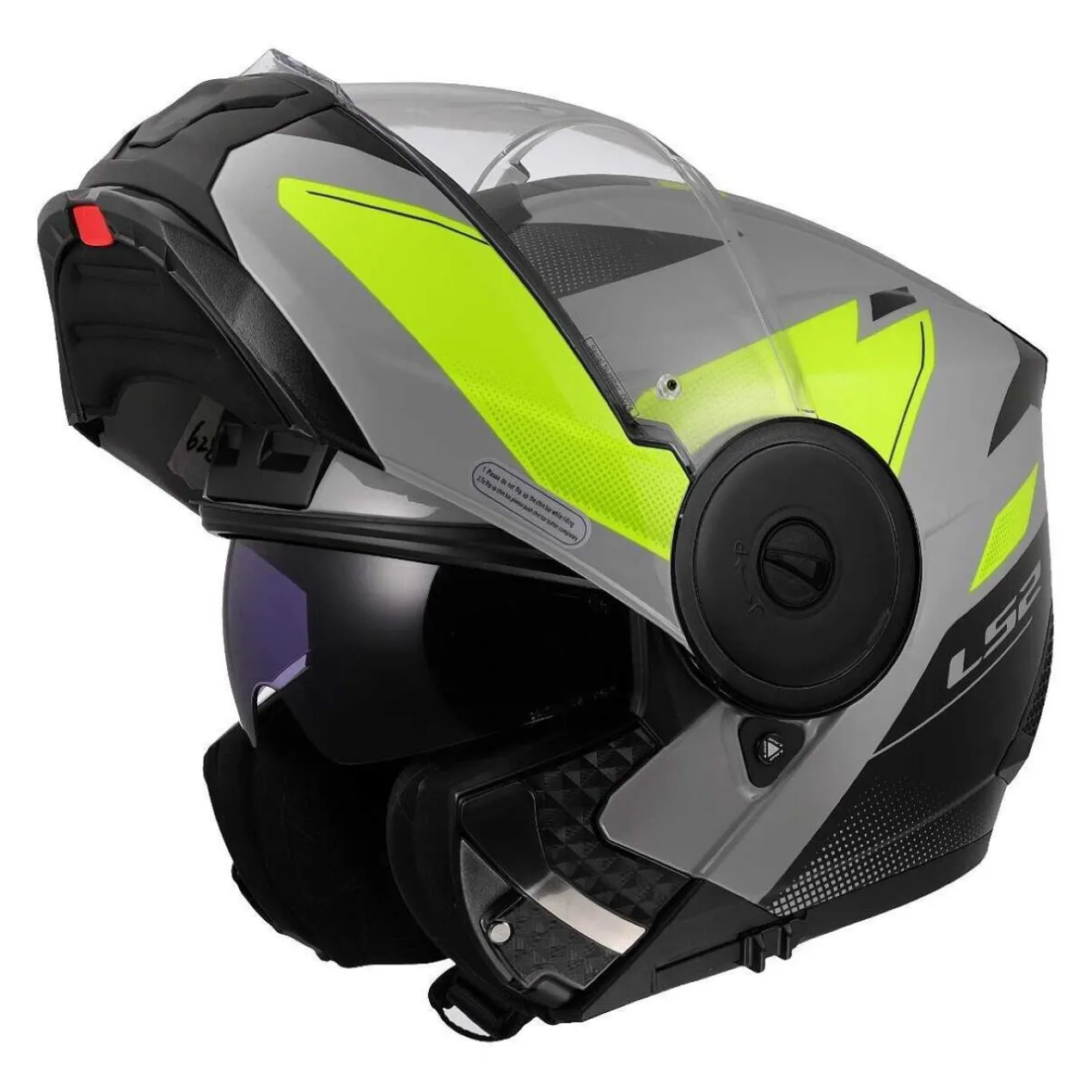 Casco Modulare Ls2 Ff902 Scope II Duria Grey H-v Yellow