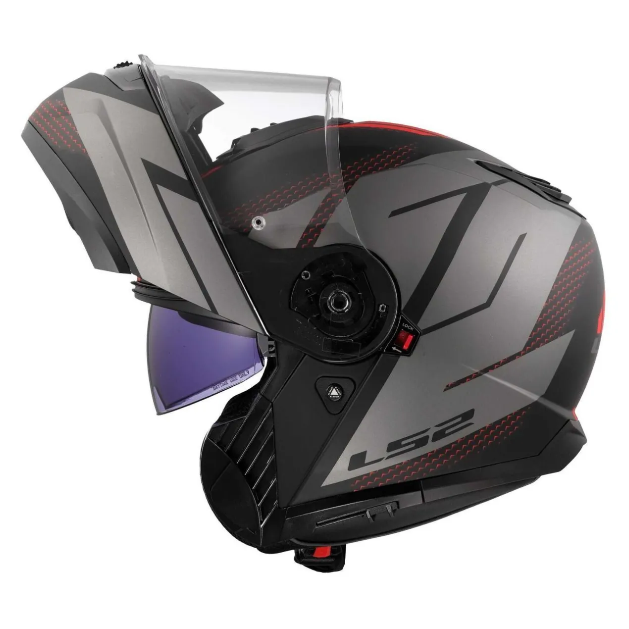 Casco Modulare Ls2 Ff908 Strobe II Code Black Grey
