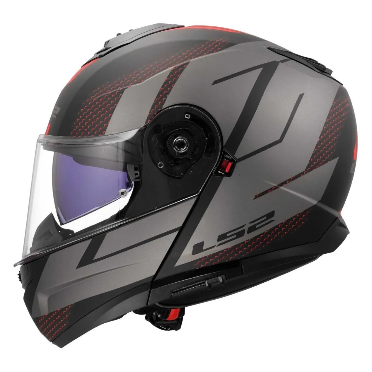 Casco Modulare Ls2 Ff908 Strobe II Code Black Grey