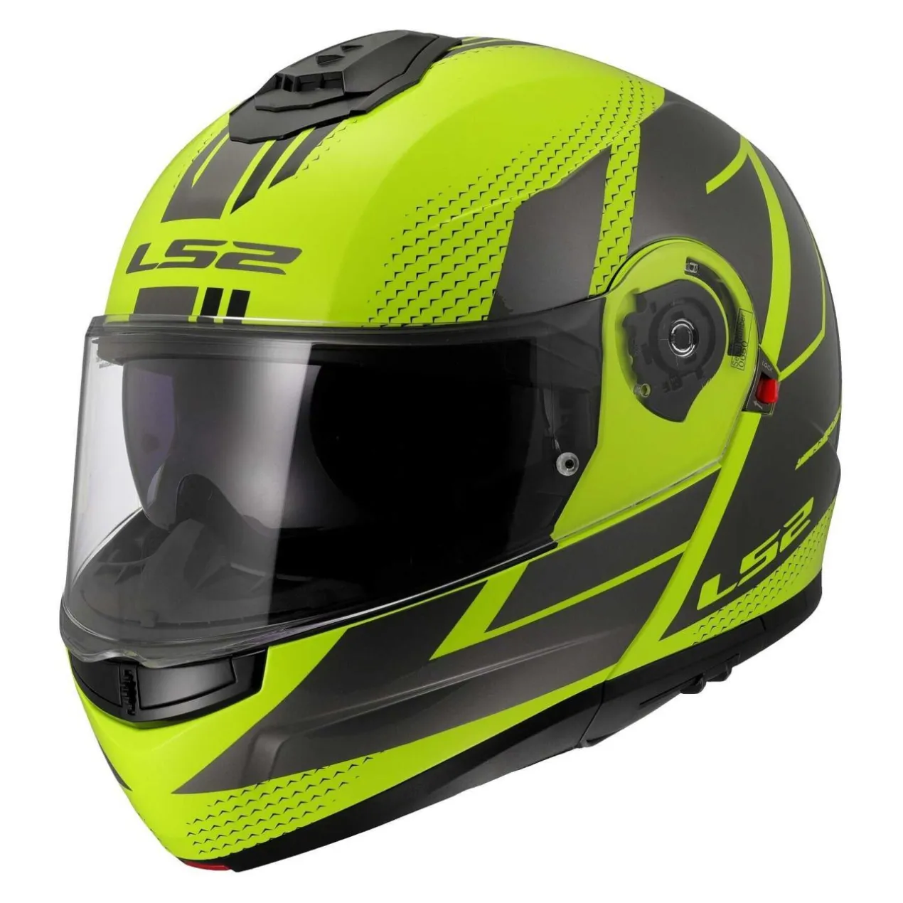Casco Modulare Ls2 Ff908 Strobe II Code H-v Yellow Grey