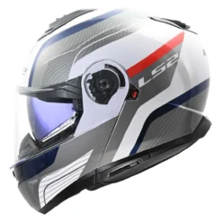 Casco Modulare Ls2 Ff908 Strobe II Monza White Blue Red