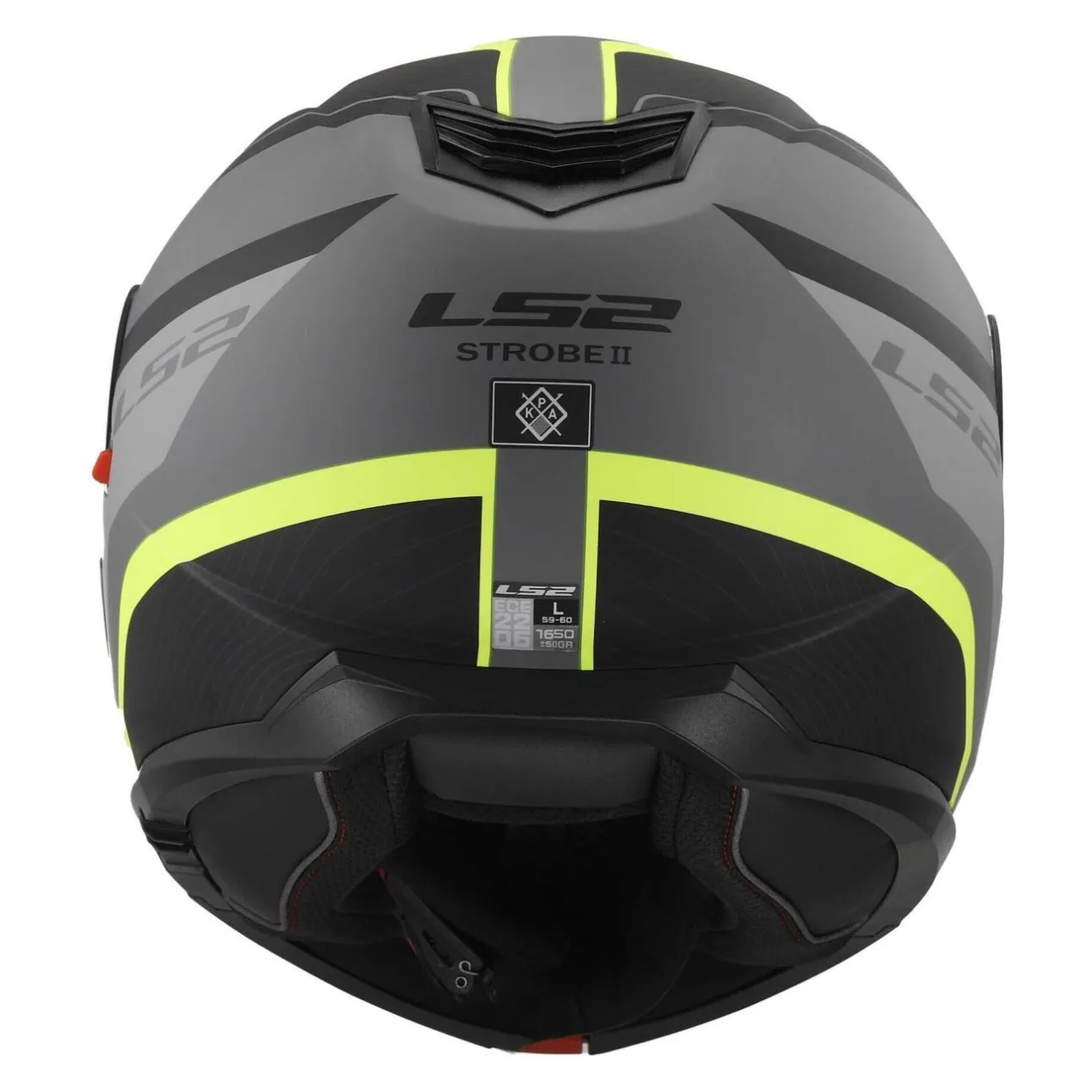 Casco Modulare Ls2 Ff908 Strobe II Monza M.black H-v Yellow