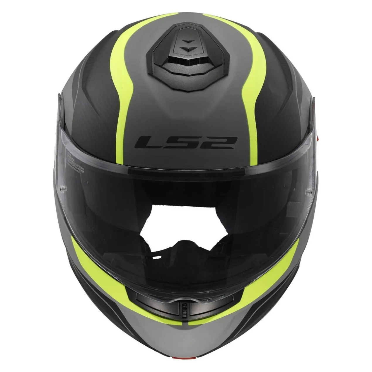 Casco Modulare Ls2 Ff908 Strobe II Monza M.black H-v Yellow