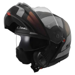Casco Modulare Ls2 Ff908 Strobe II Orion M.black Purple Blue