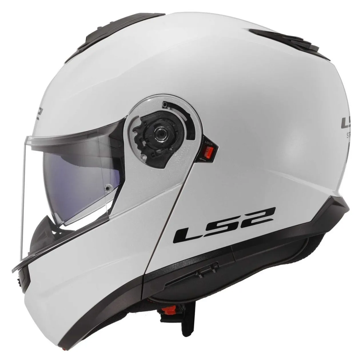 Casco Modulare Ls2 Ff908 Strobe II Solid Gloss White