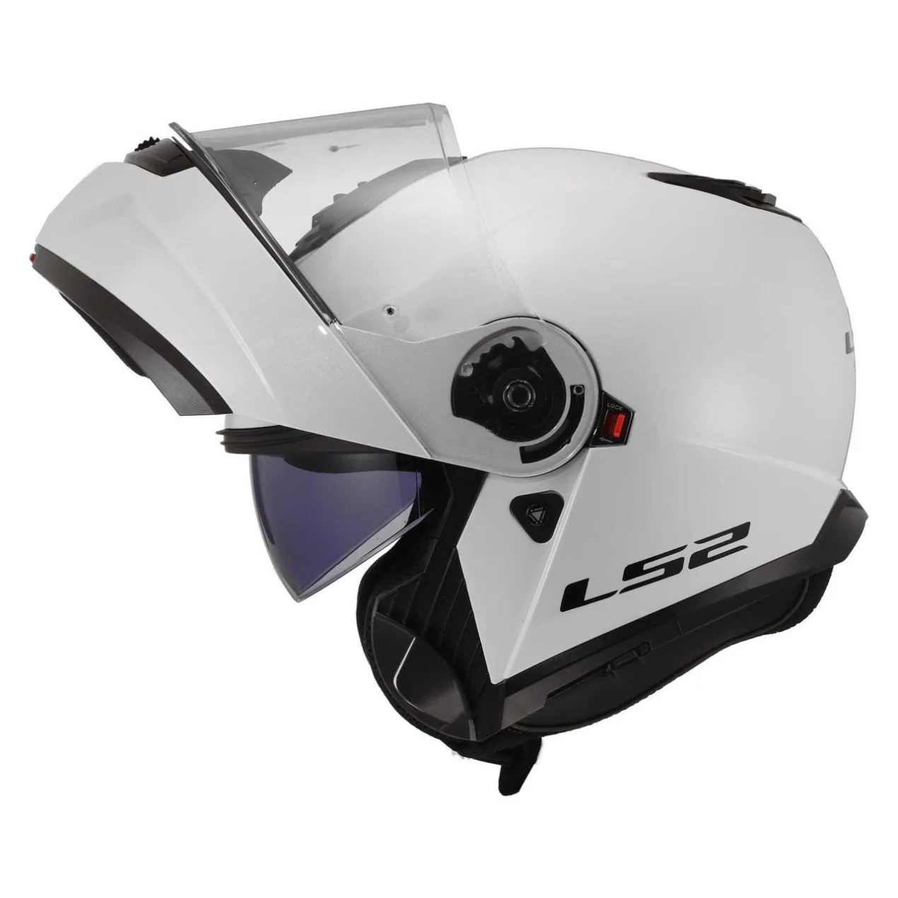 Casco Modulare Ls2 Ff908 Strobe II Solid Gloss White
