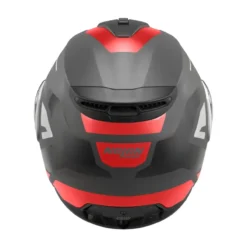 Casco Modulare Nolan N100-6 Cinetico Grigio Lava Bianco Rosso