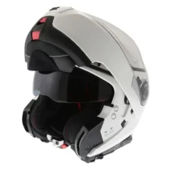 Casco Modulare Nolan N100-5 Classic N-com Metal White