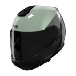 Casco Modulare Nolan N100-6 Verniciatura Speciale Verde Grigio Nero An