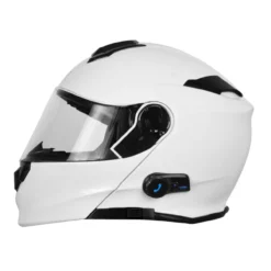 Casco Modulare Origine Delta Bluetooth Integrato White Gloss