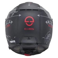 Casco Modulare Schuberth C5 Graphic Globe Nero