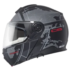 Casco Modulare Schuberth C5 Graphic Globe Nero