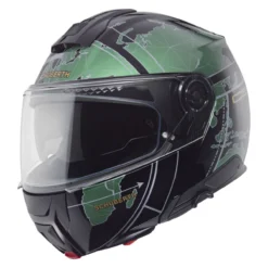 Casco Modulare Schuberth C5 Graphic Globe Verde