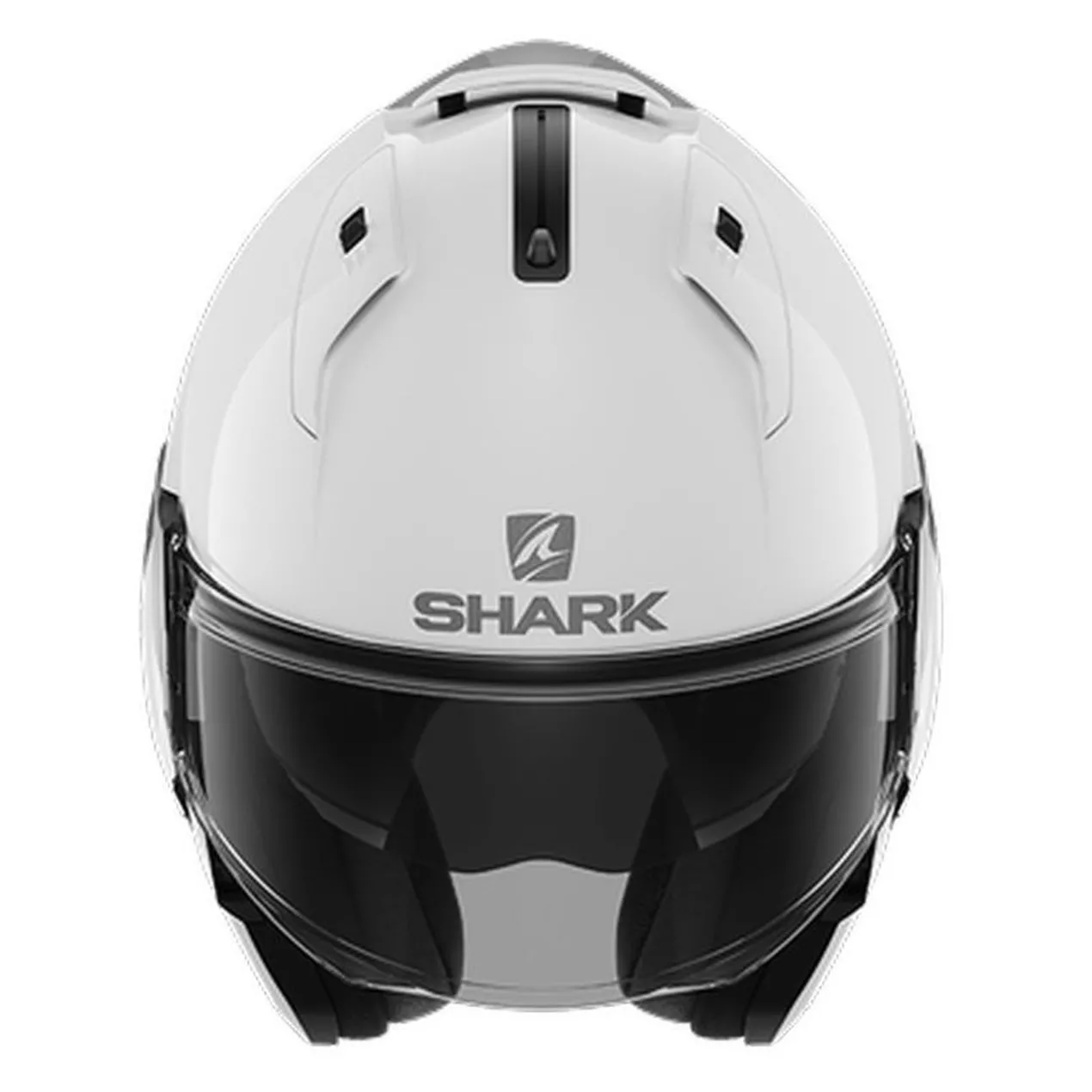 Casco Modulare Shark Evo Es Blank White Azur