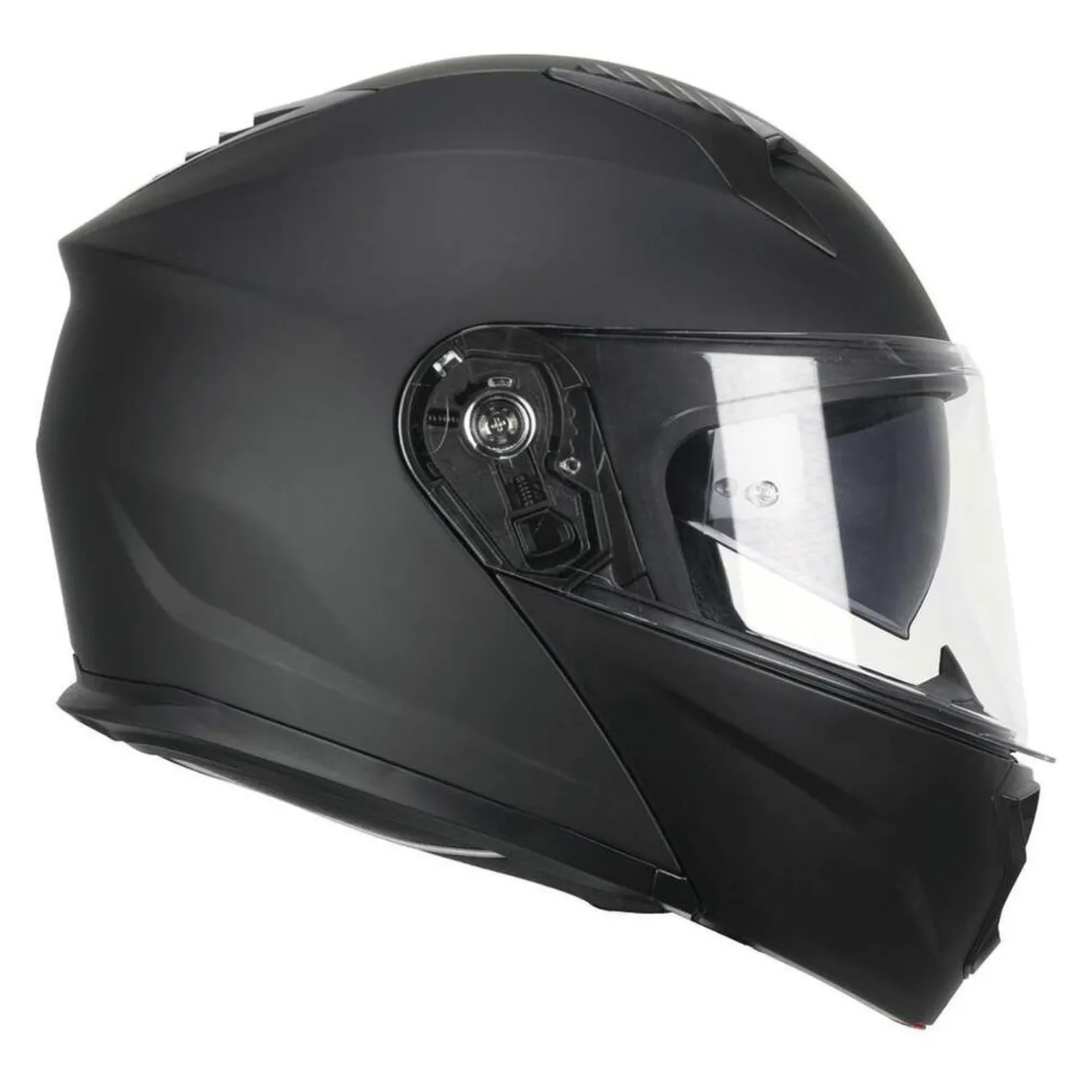 Casco Modulare Ska-p Falcon P/j Con Sunvisor Nero Opaco