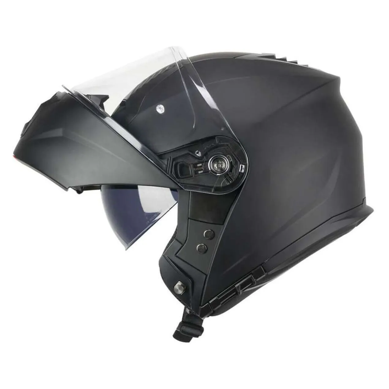 Casco Modulare Ska-p Falcon P/j Con Sunvisor Nero Opaco