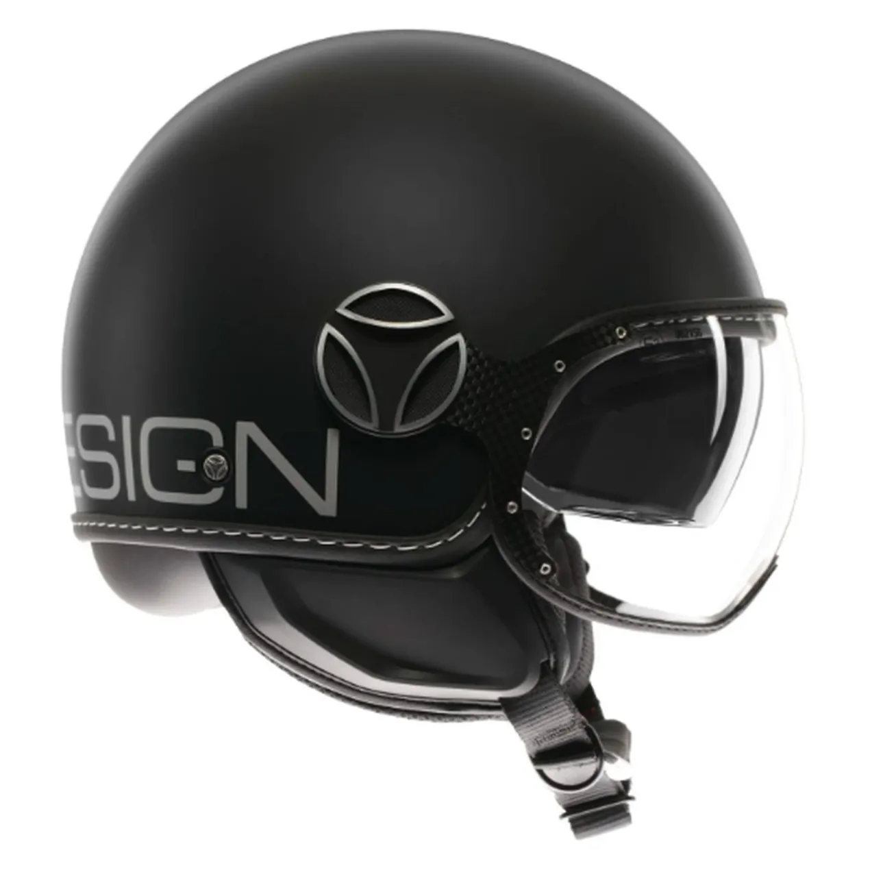 Casco Momo Fgtr Evo E2206 Mono Matt Black/silver