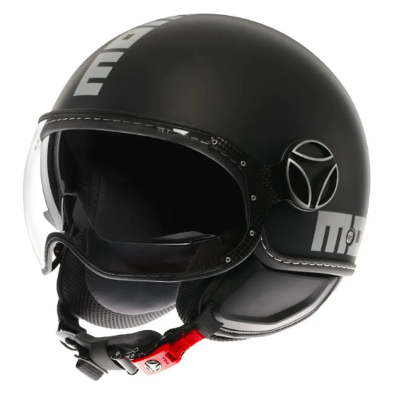 Casco Momo Fgtr Evo E2206 Mono Matt Black/silver