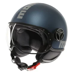 Casco Momo Fgtr Evo E2206 Mono Matt Avio/silver