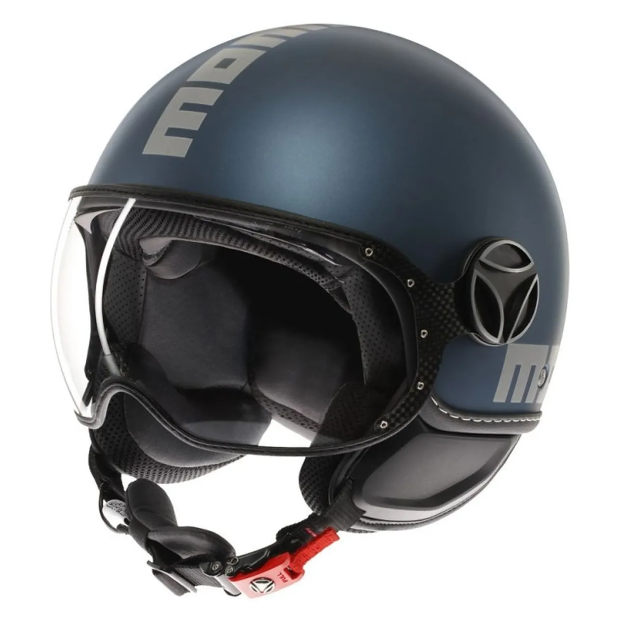 Casco Momo Fgtr Evo E2206 Mono Matt Avio/silver