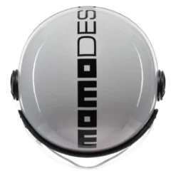 Casco Momo Fgtr Evo E2206 Mono White Quarz/black
