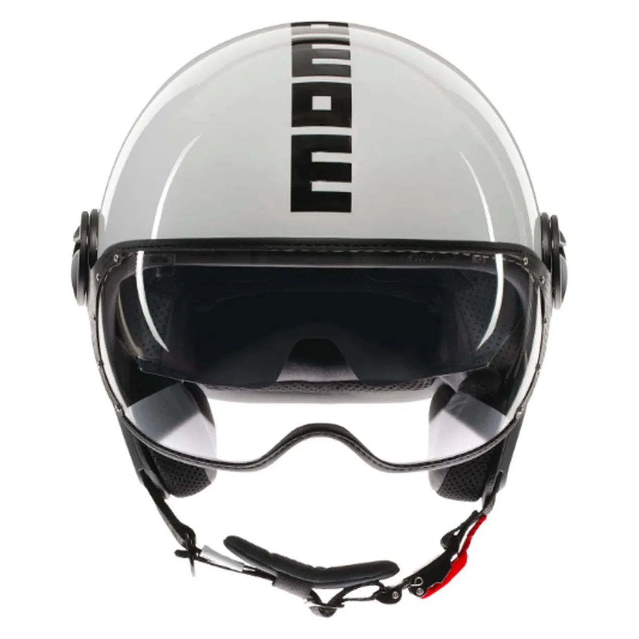 Casco Momo Fgtr Evo E2206 Mono White Quarz/black