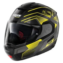 Casco Nolan Modulare N90-3 Comeback N-com Metal Black Yellow