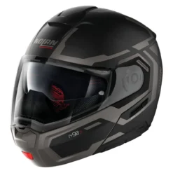 Casco Nolan Modulare N90-3 Driller N-com Flat Black Grey