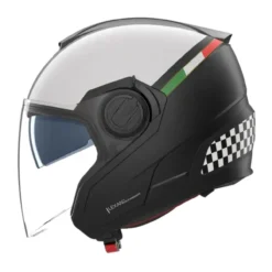 Casco Nolan N40-5 06 Bellavista Nero Bianco Scacchi