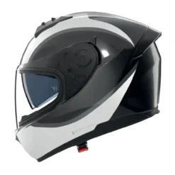 Casco Nolan N60-6 Bifase Nero Bianco Grigio