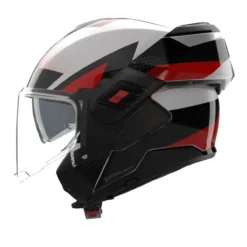 Casco Nolan N120-1 Ciclone Bianco Nero Rosso