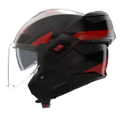 Casco Nolan N120-1 Ciclone Grigio Lava Nero Rosso