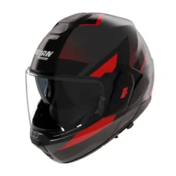 Casco Nolan N120-1 Ciclone Grigio Lava Nero Rosso