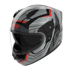 Casco Nolan N60-6 Eclettico Nero Grigio Rosso