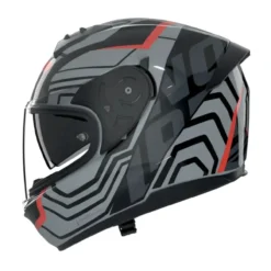 Casco Nolan N60-6 Eclettico Nero Grigio Rosso