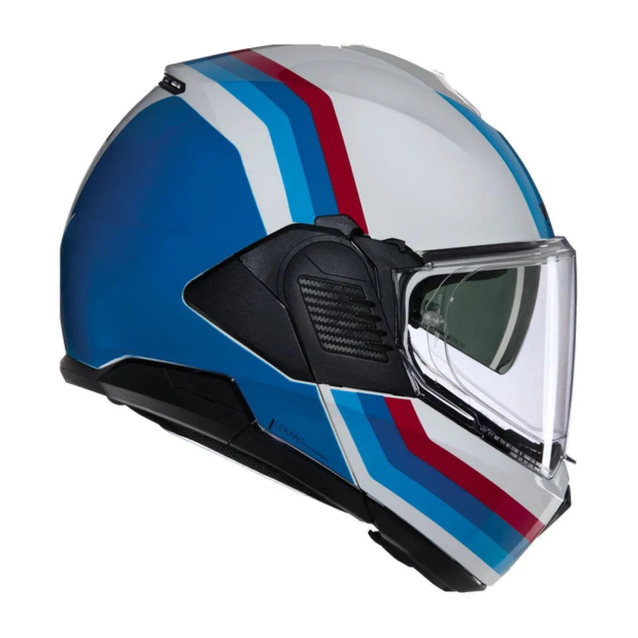 Casco Nolan N120-1 Lineo Bianco Blu Rosso