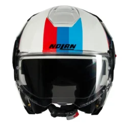 Casco Nolan N120-1 Lineo Bianco Blu Rosso
