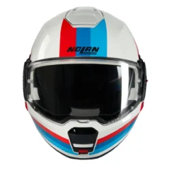 Casco Nolan N120-1 Lineo Bianco Blu Rosso