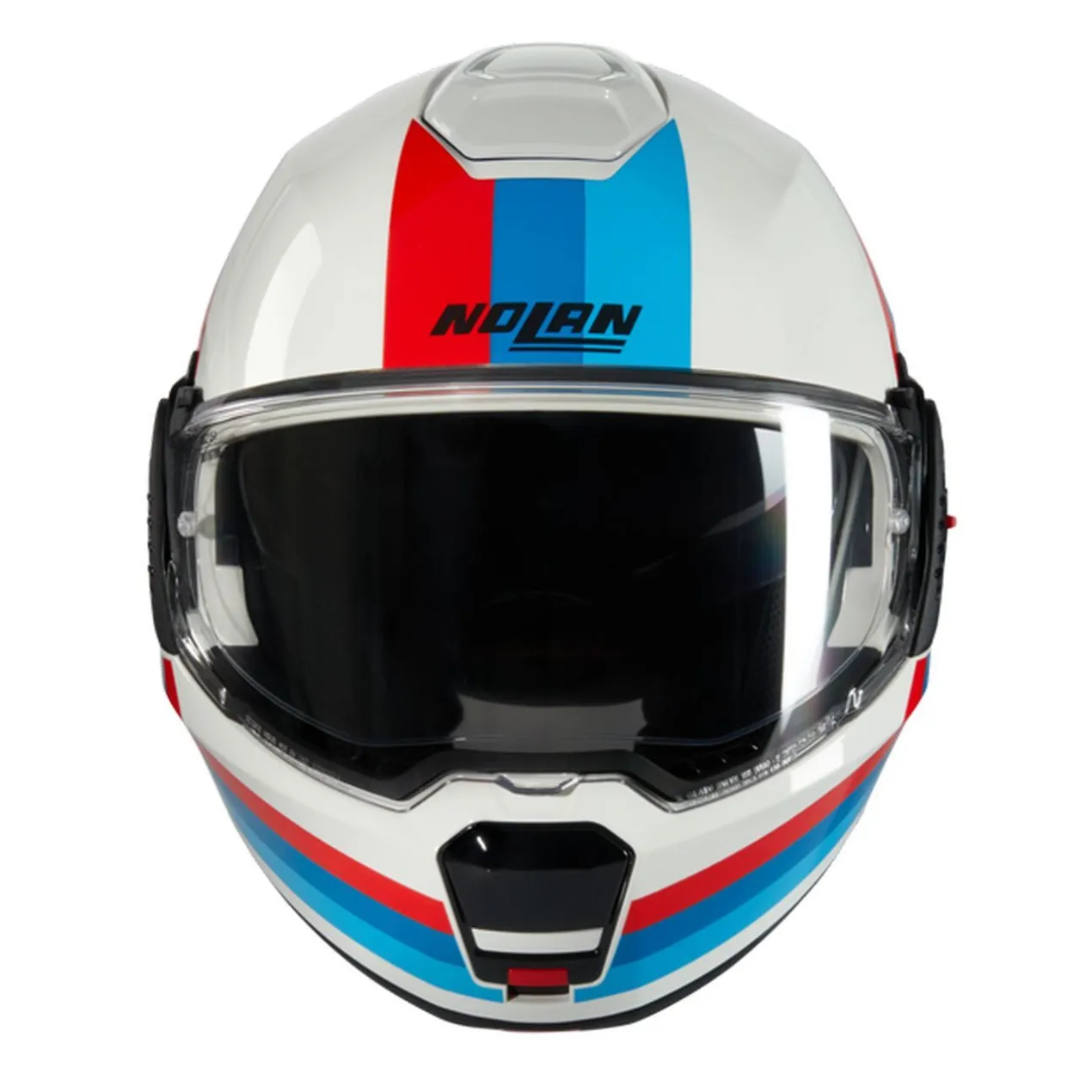 Casco Nolan N120-1 Lineo Bianco Blu Rosso
